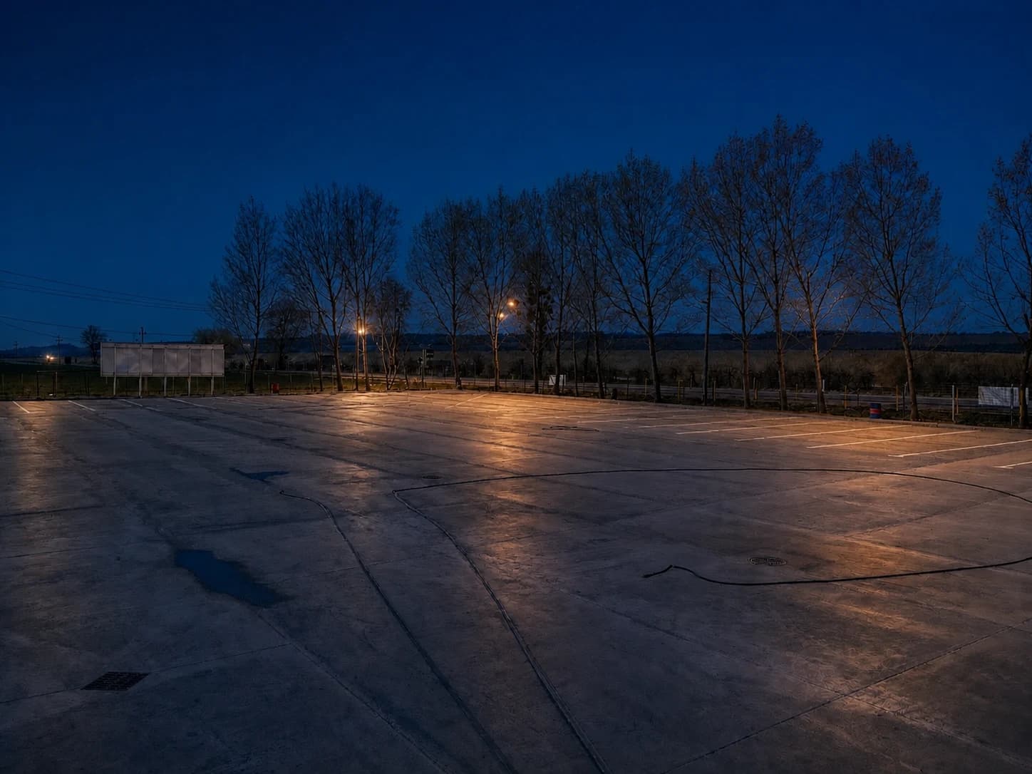 Rendezett kamionparkoló Halmajon