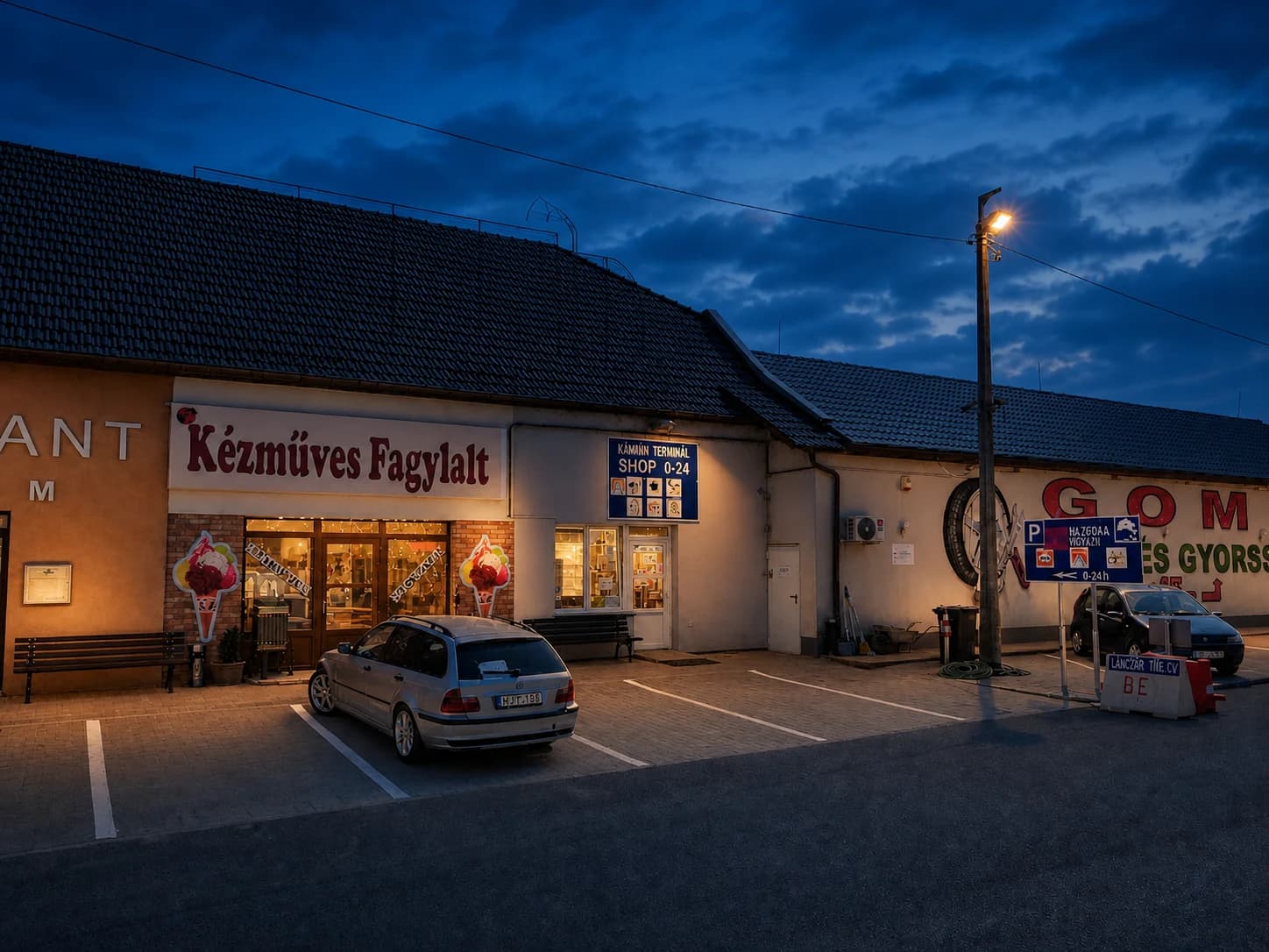 Terminal & Shop bejárata